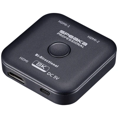 Immagine di SpeaKa Professional SP 11990132 2+1 Porta Switch HDMI Utilizzo bidirezionale 7680 x 4320 Pixel