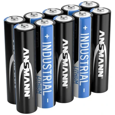 Immagine di Ansmann Lithium Industrial LR03 Batteria Ministilo (AAA) Litio 1150 mAh 1.5 V 10 pz.
