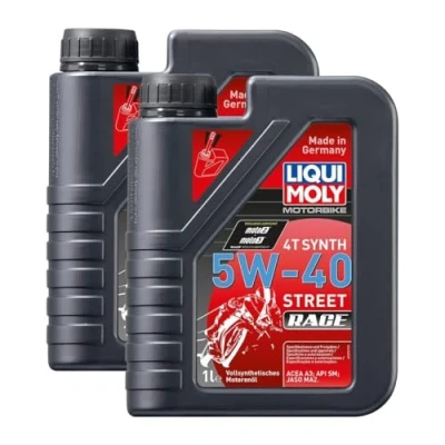 Immagine di Liqui Moly 2592 Olio motore 4T Racing Synth Street Race, 5W 40, 1 l