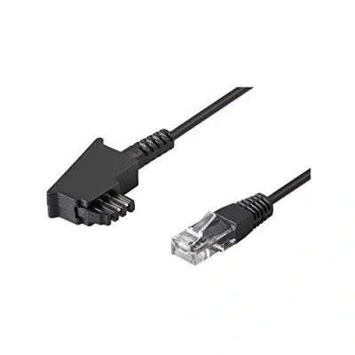 Immagine di Cavo DSL Goobay [1x Spina RJ45 1x TAE F] 3.00 m Nero