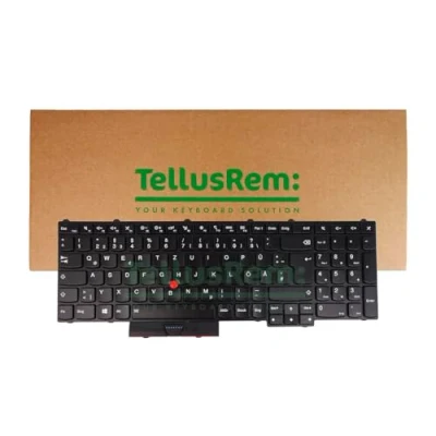 Immagine di Sostituzione della Tastiera Tedesco retroilluminata per Lenovo Thinkpad P50 P70 P51 P71