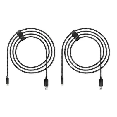 Immagine di Lioncast cavo di ricarica veloce per Xbox / PS5, 4 m, 2 cavi rapida Series S/Xbox X e Sony PlayStation 5 PS controller Dualsense