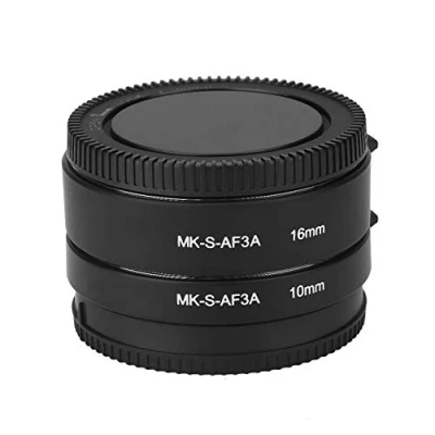 Immagine di Set di Tubi prolunga Macro con Messa a Fuoco Automatica 10mm 16mm per Fotocamera E/Fe NEX3 NEX5 NEX6 NEX7 A5000/A6000/A7/A7M2