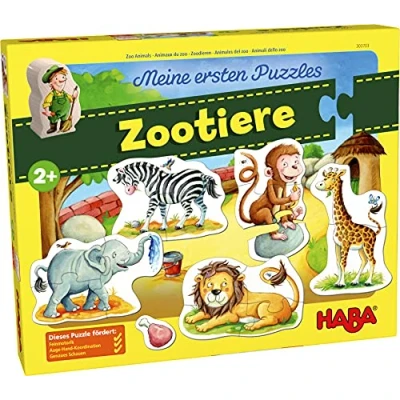 Immagine di HABA 303703 My First Puzzle Zoo Animals, Multicolore