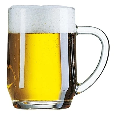Immagine di Arcoroc Confezione 3 Boccali Birra con Manico 56 cl Boccale BROCCA GIARA GIARRA Linea Haworth Mug Calice Classico