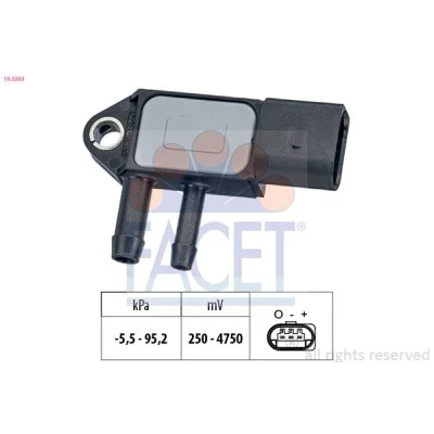 Immagine di FACET 10.3263 Sensore pressione, Servofreno Made in Italy OE Equivalent