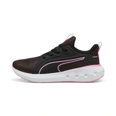 Immagine di Puma Softride Carson Scarpe running neutre, Donna, Taglia: 44.5, Black/mauved out Tessuto / sintetico