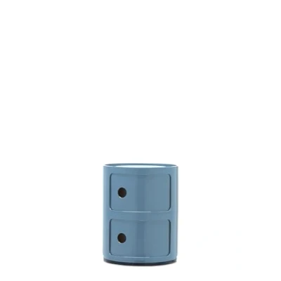 Immagine di Kartell Componibili, Mobile Contenitore 2 Elementi, Azzurro