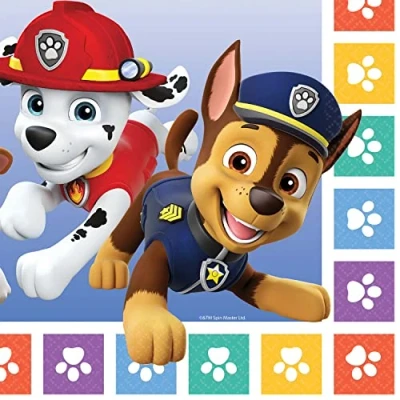 Immagine di Amscan 9914237 Paw Patrol Tovaglioli 2022 16 Pack