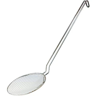 Immagine di Pentole Agnelli Linea Acciaio Schiumarola, Filo Stagnato, Argento, 14 cm