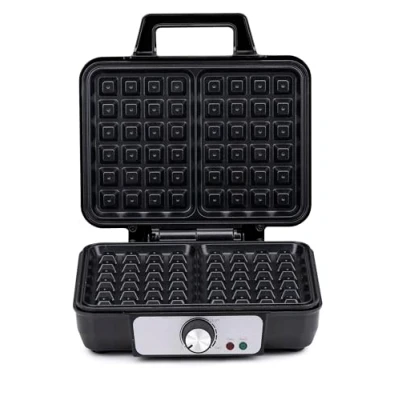 Immagine di alpina Waffle di Bruxelles Rivestimento antiaderente 2 cialde 1000 W Nero