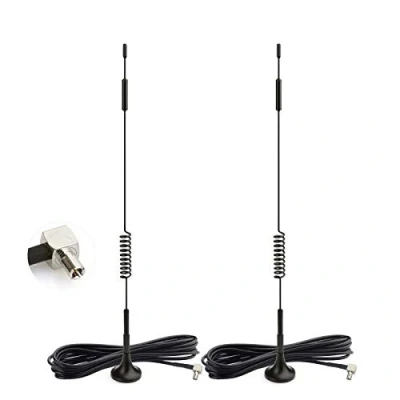 Immagine di Bingfu Antenna 4G LTE 7Dbi TS9 Maschio Base Magnetica Cavo 3 m Compatibile con Modem USB Router Hotspot MiFi WiFi Mobile Jetpack AirCard AC791L AC815S AC770S,2 Pacchi