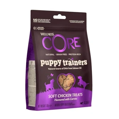 Immagine di Wellness CORE dolcetti per addestrare i cuccioli, cuccioli senza cereali, ricchi di carne, perfetti come da addestramento, 170 g