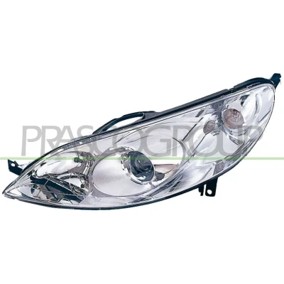 Immagine di PRASCO PG0614904 fari Sx H7/H1, H7, H1 cristallino per veicolo circolazione Dx con motore elettrico regolazione assetto