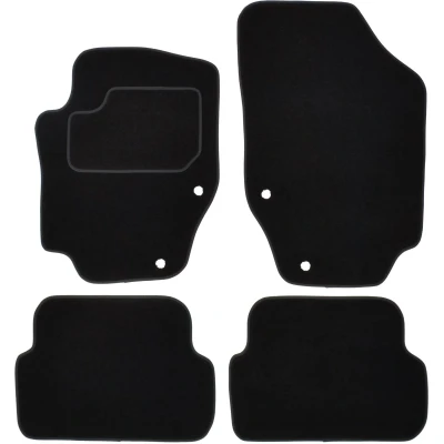 Immagine di MAMMOOTH A041 PGT150 PRM 01 Set tappetino Tessile anteriore e posteriore 4 nero PEUGEOT: 307 CC