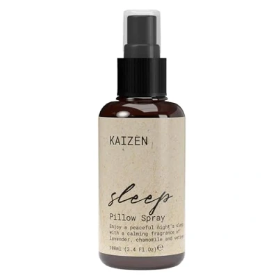 Immagine di KAIZEN Sleep Pillow Spray Cuscino con Olio Essenziale Lavanda e Camomilla per Dormire Profumo Ambienti RIlassante di Spray, 100 ml