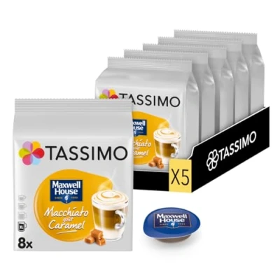 Immagine di TASSIMO Maxwell House Latte Macchiatto 268g (5 PACCHETTI X 40 PORZIONI)