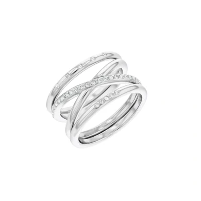 Immagine di Calvin Klein Anello da donna Collezione MINIMAL LINEAR con cristalli 35000203C