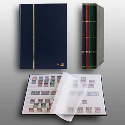 Immagine di A4 classificatori 16 Pagine Bianco, Prophila Leuchtturm, Blu Colori