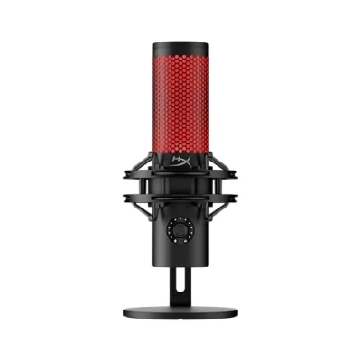 Immagine di HyperX QuadCast 2, Microfono da Gaming, USB a condensatore, Antivibrazione e Antiurto, Indicatore LED, Software NGENUITY, Compatibile con PC, PS5, PS4, Mac, Switch, Nero/Rosso