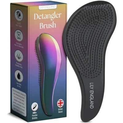 Immagine di Lily England Migliore Spazzola Districante Scioglinodi per Capelli Bagnati, Asciutti, Sottili, Folti e i Più Piccoli Tutti tipi di (Petrol, 1 Pack)