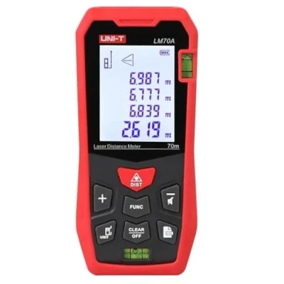 Immagine di UNI T Laser distance meters Rangefinder LM50A LM70A LM100A LM120A Digital Range Finder Meter Millimeter Accuracy,measure AREA, VOLUME, ADDITION, SUBTRACTION (LM70A)