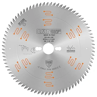 Immagine di CMT 285.680.10M Sierra circular hw 250x3.2/2.2x30 z80 5atb cromada&quot;&quot;