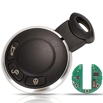 Immagine di ProPlip Chiave completa elettronica a programmare compatibile per Mini Cooper s One d Clubman Countryman 3 pulsanti Keyless 868 MHz ID46 TELECOMANDO Vergine