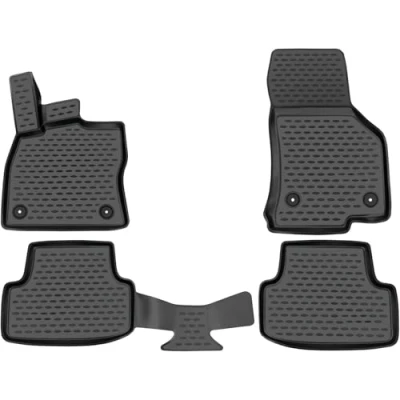 Immagine di Element tappetini in Gomma 3D Premium su Misura Adatti per Toyota C HR, MK 1 (I), 2016 &gt;, Fuoristrada 5 Porte, 4 Pezzi.