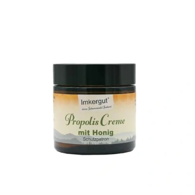 Immagine di crema di propoli viso, 100% naturale, viso nutriente con miele, crogiolo 50 ml, nutrimento apicoltore