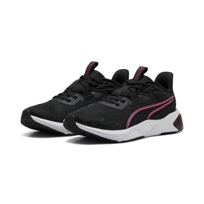Immagine di Puma Disperse XT Scarpe da allenamento, Donna, Taglia: 42, Black/ruby shimmer/pink pixel Tessuto / sintetico