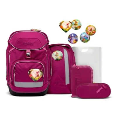 Immagine di Ergobag Lumiedition Packset 6TEILIG Set zainetto per bambini, Taglia: One Size, Beere