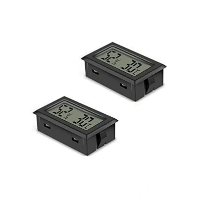 Immagine di Mini LCD Termometro Digitale Igrometro Temperatura Umidità Tester per Frigorifero Interno (2PCS)