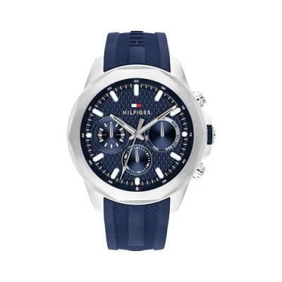 Immagine di Tommy Hilfiger LARS Cronografo navy/silvercoloured, Uomo, Taglia: One Size, Navy/silver coloured