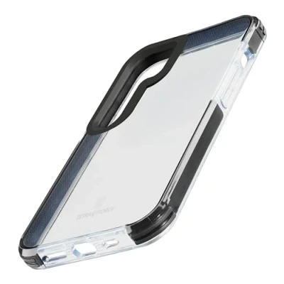Immagine di cellularline Tetra Force Strong Guard Galaxy S24+ Custodia Flessibile Ultra Protettiva Bordo e Angoli Rinforzati In grado di attutire dissipare urti cadute Trasparente