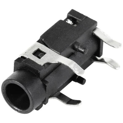 Immagine di TRU COMPONENTS TC 9201960 Connettore jack da 3,5 mm, montaggio orizzontale, numero di poli (num): 3 pezzi
