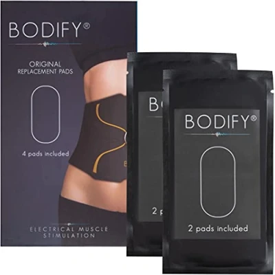 Immagine di Bodify Set di 2 cuscinetti ricambio originali (senza controller) per EMS Ab Trainer Pro Allenatori addominali uomini e donne