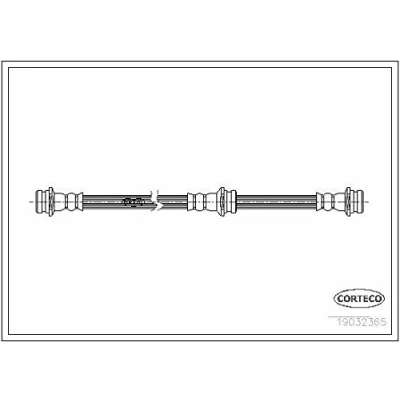 Immagine di CORTECO 19032365 Tubi Freno Assale posteriore 362 SUZUKI: SWIFT 2