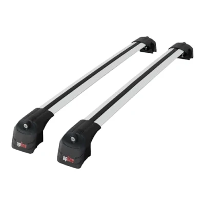 Immagine di apline Compatibile con Jeep Grand Cherokee 4 (WK2) 2011 2020 ACE 2 Barre Tetto Portapacchi Auto Portatutto Grigo Alluminio