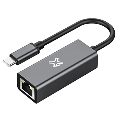 Immagine di Xtrememac Adattatore LAN da USB C a Ethernet, 10/100/1000 Mbps, RJ45, Plug &amp; Play, Veloce e Stabile, Custodia in Alluminio per MacBook, iPad, Samsung Altri dispositivi Grigio Spazio