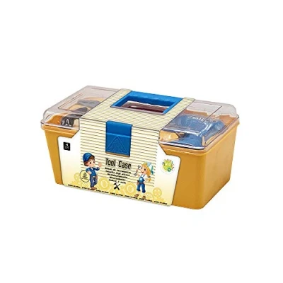 Immagine di Tachan Cassetta degli Attrezzi per Bambini. 28 Pezzi, Colore Giallo, 7282084