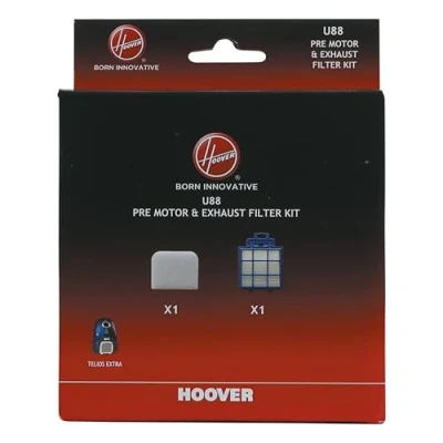 Immagine di Hoover 35601868 U88 Telios Filter Kit Filtri Pre Motore e in Uscita, Plastic, Misto