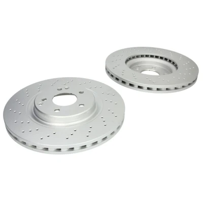 Immagine di DELPHI BG3985C Disco freno 330 28 5 ventilato, forato rivestito non trattato senza cuscinetto ruota, anello sensore ABS