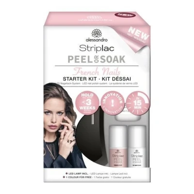 Immagine di Alessandro Striplac Peel Or Soak French Nails starter set