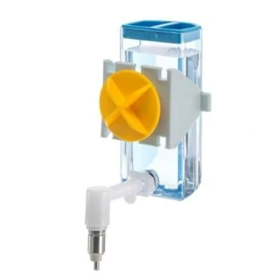 Immagine di Ferplast Beverino per criceti, topi e gerbilli SIPPY 4672 SMALL, Bottiglia d&#039;acqua, 100 cc, Sistema di fissaggio, Beccuccio in acciaio inossidabile 8,5 x 6,5 h 15 cm 0,1 L