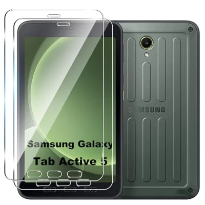 Immagine di FDHYFGDY 2 Pezzi pellicole protettive per Samsung Galaxy Tab Active 5 vetro temperato, temperato antigraffio e senza bolle, protezione schermo con livello di durezza 9H