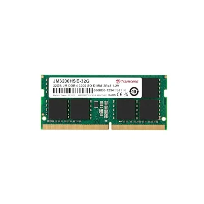 Immagine di TRANSCEND 32GB JM DDR4 3200 SO DIMM 2RX8