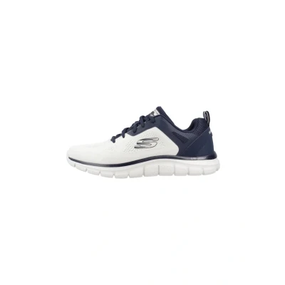 Immagine di Skechers Sport FLEX Advantage 5.0 Sneakers basse, Uomo, Taglia: 43, Off white engineered mesh/pu/navy trim Tessuto / sintetico