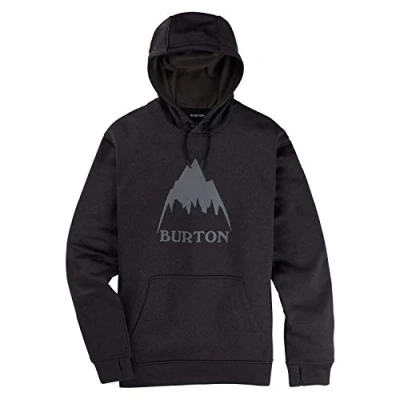 Immagine di Burton OAK Felpa con cappuccio, Uomo, Taglia: Small, True black heather