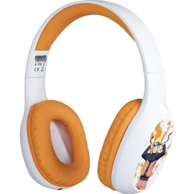 Immagine di Konix Naruto Shippuden Cuffie audio wireless Bluetooth 5.3 per smartphone e tablet Autonomia 30 h Cavo Jack 3,5 mm Motivo